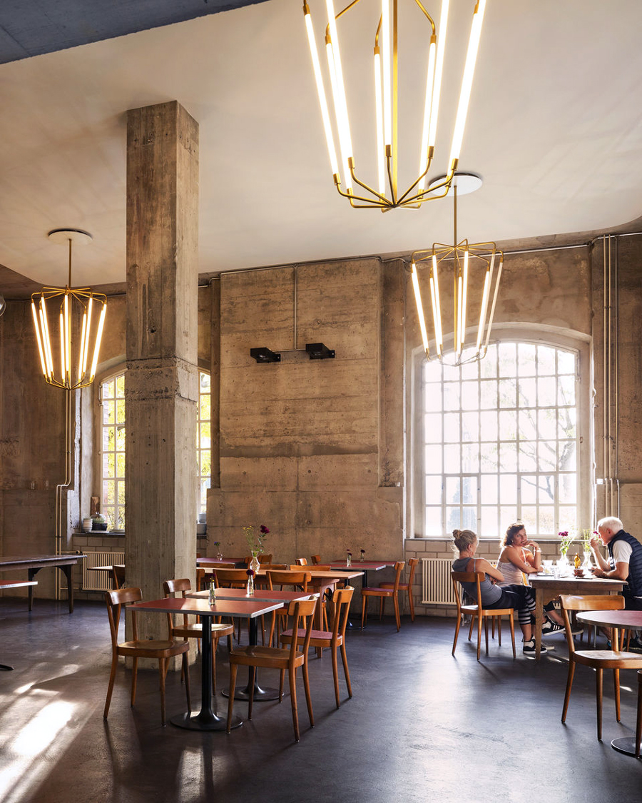 Das Urbane Café Kornsilo, Innenbereich Architektur